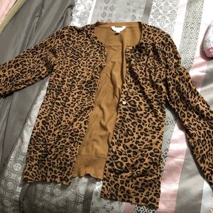 Leopard Print Cardigan